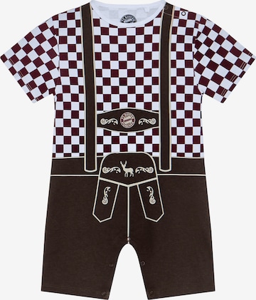 FC BAYERN MÜNCHEN Romper/Bodysuit 'FC Bayern München' in Brown: front