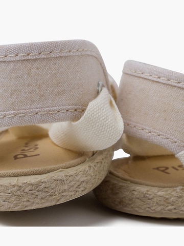 Sandales Pisamonas en beige