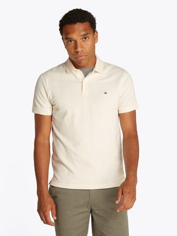 T-Shirt TOMMY HILFIGER en beige : devant