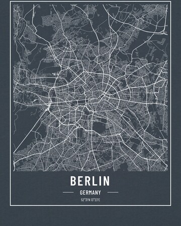 Watapparel Shirt 'City' in Blauw