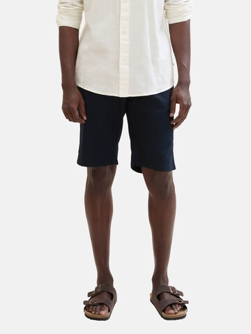 TOM TAILOR Regular Shorts in Blau: predná strana