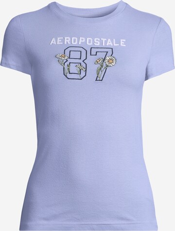 AÉROPOSTALE T-shirt i lila: framsida