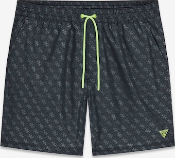 GUESS Badeshorts in Schwarz: Vorderseite