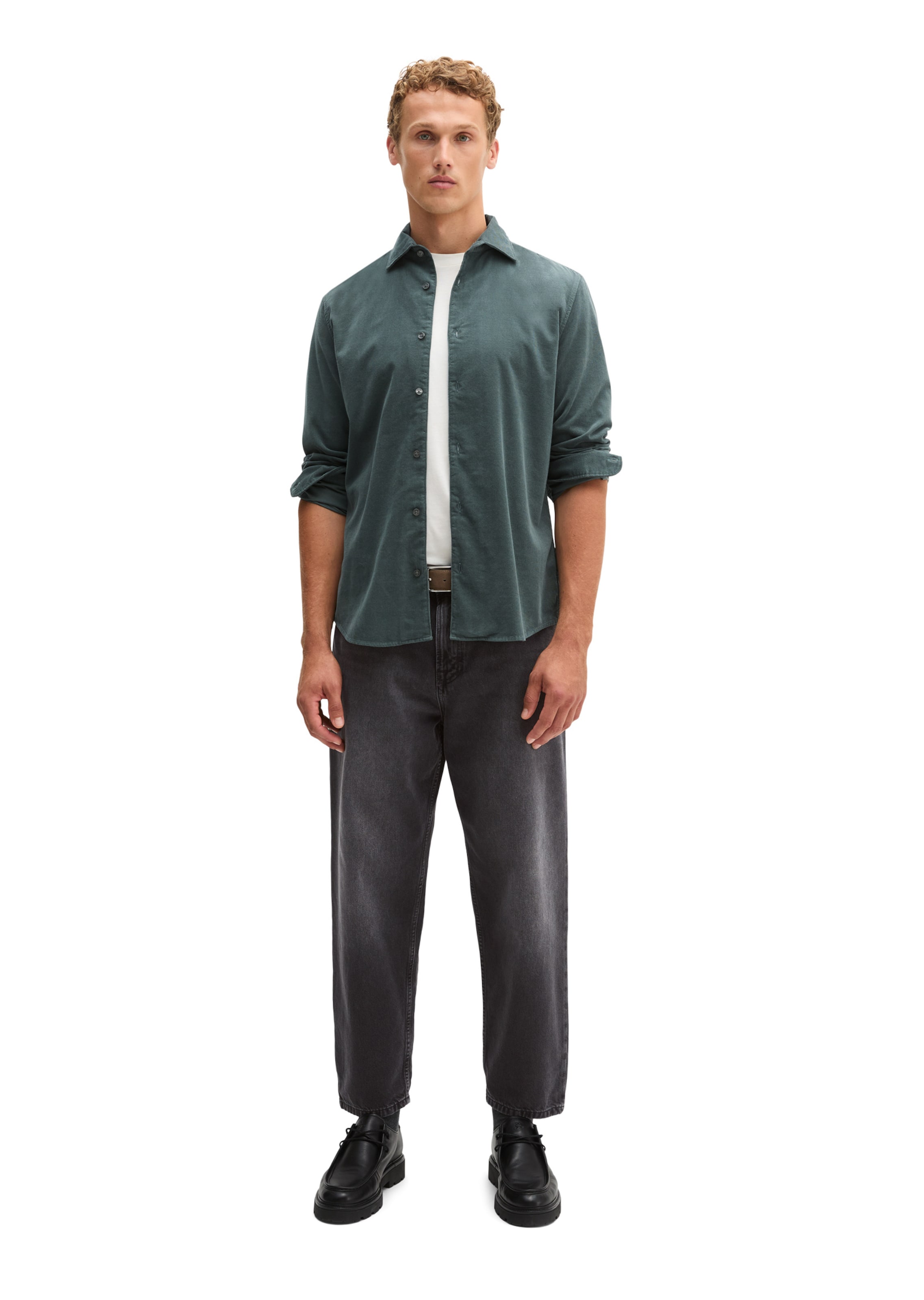 Marc O'Polo Regular fit Button Up Shirt in Green