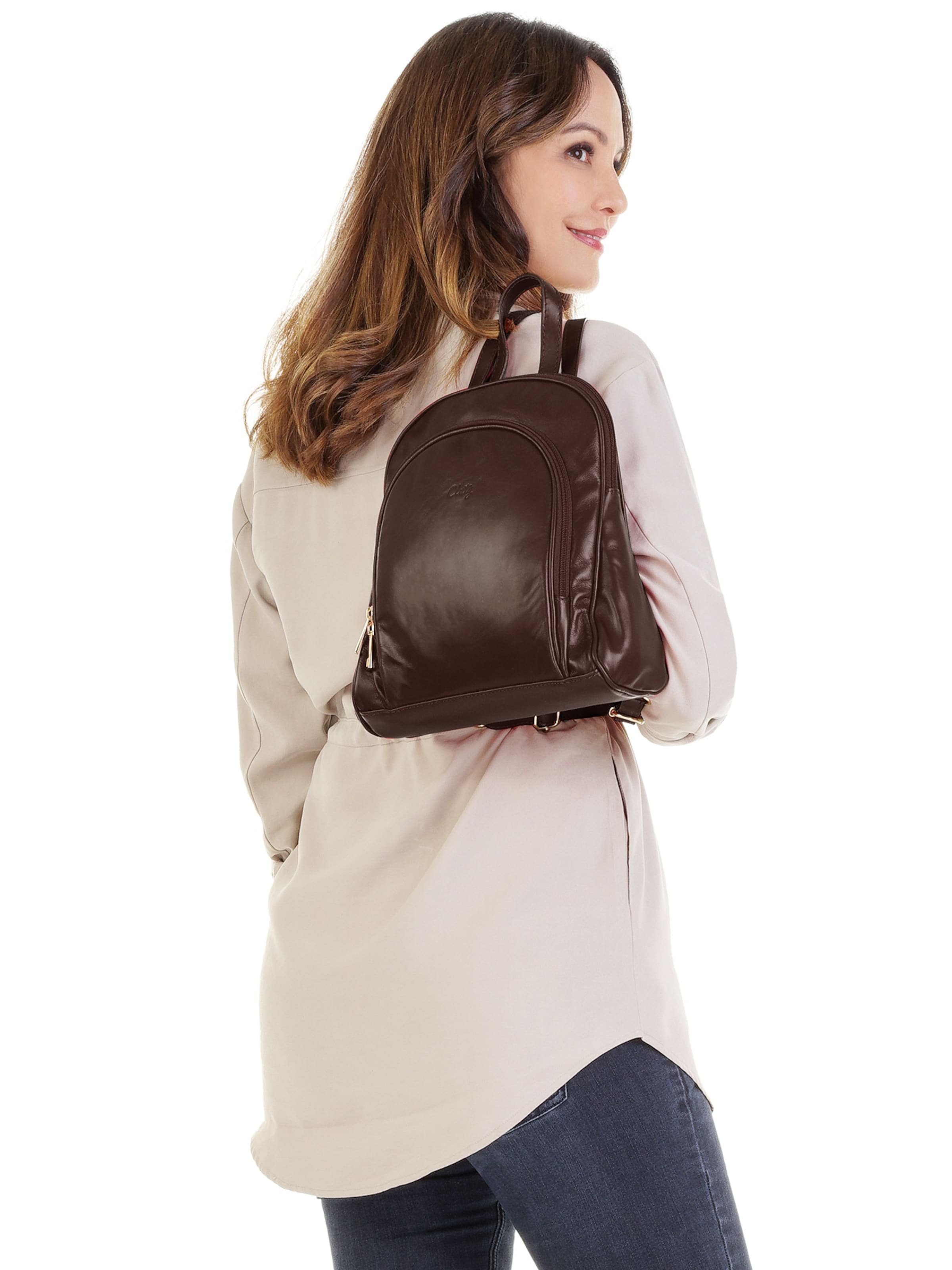 Cluty Backpack in Brown
