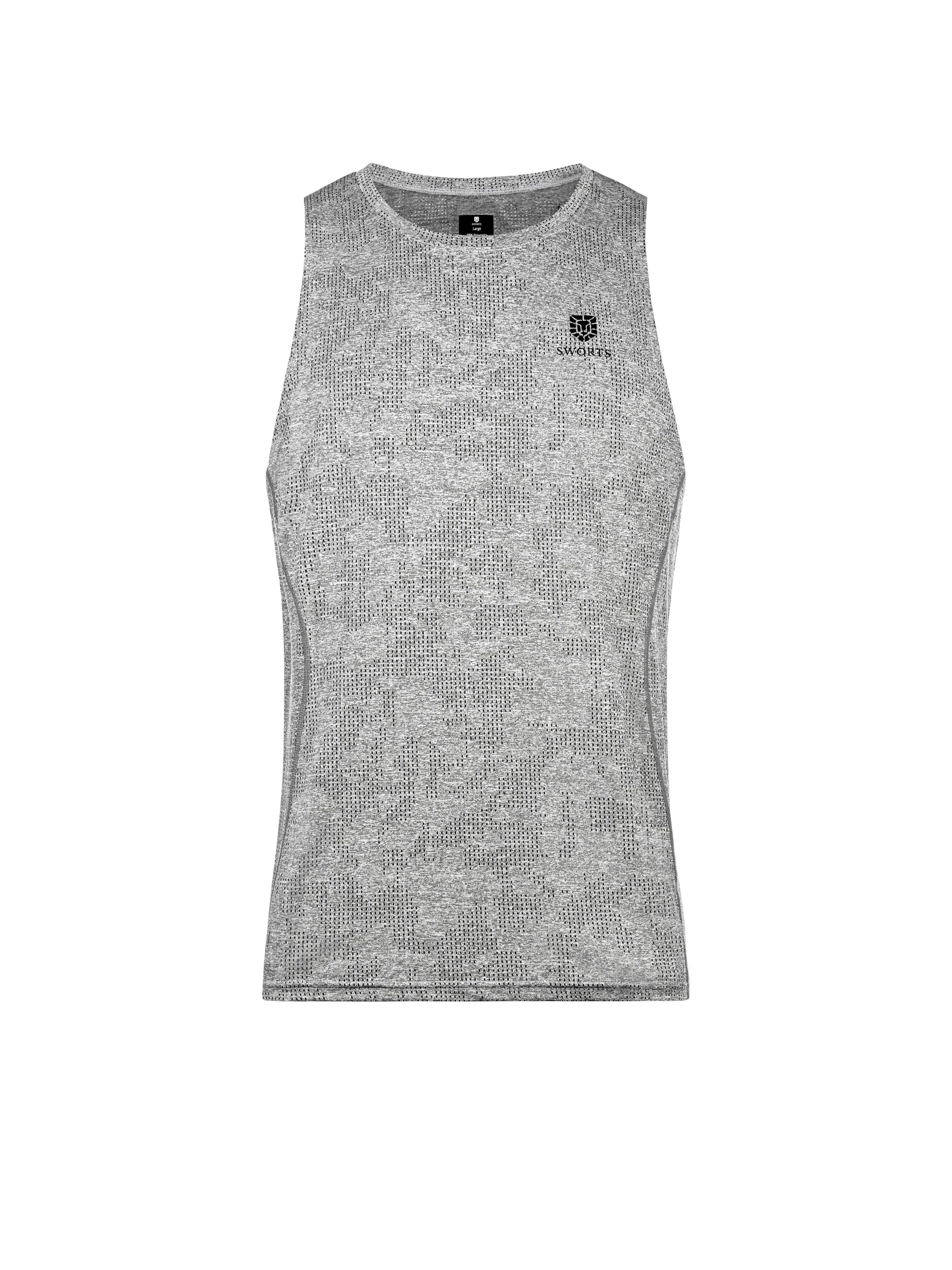 SWORTS Performance Shirt 'Oxygen' in Grey: front