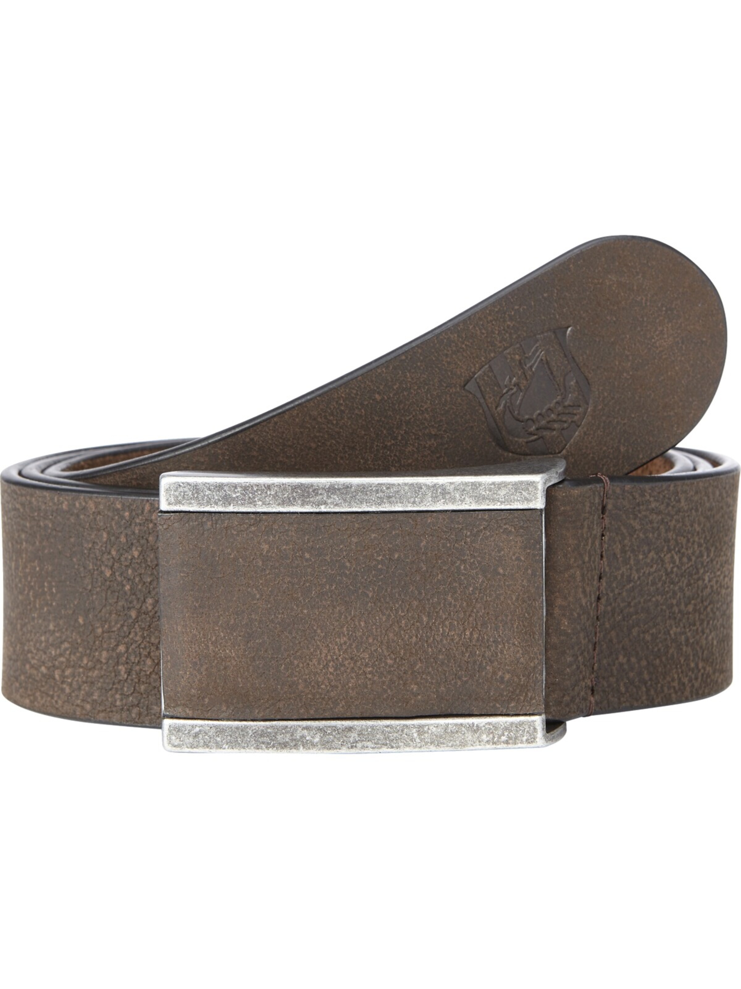 Jan Vanderstorm Gürtel 'Taale' in Braun: Vorderseite