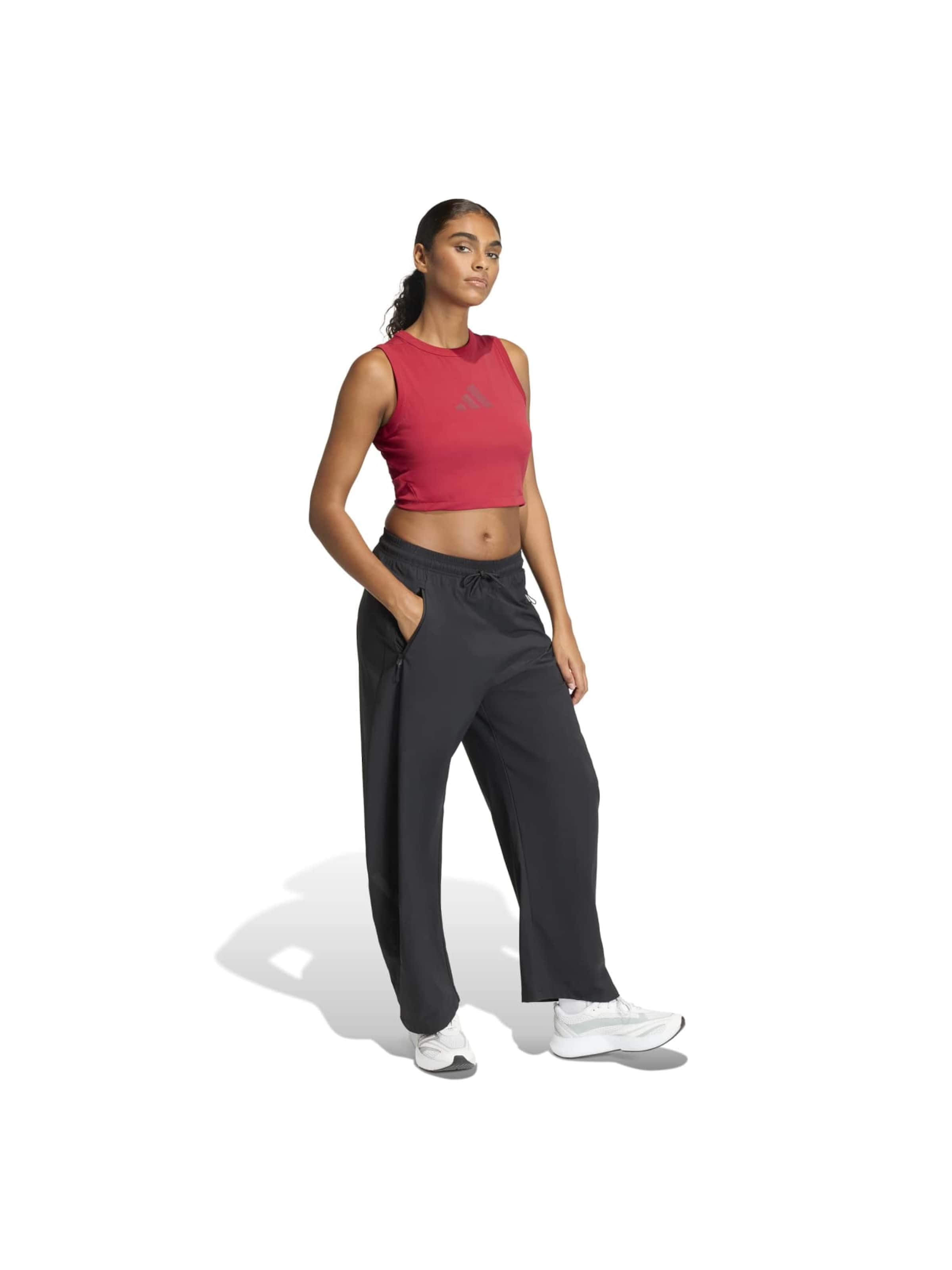 ADIDAS SPORTSWEAR Lużny krój Spodnie sportowe 'Z.N.E.' w kolorze czarny
