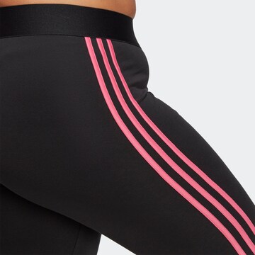 ADIDAS SPORTSWEAR Štandardný strih Športové nohavice 'Essentials 3-Stripes ' - Čierna