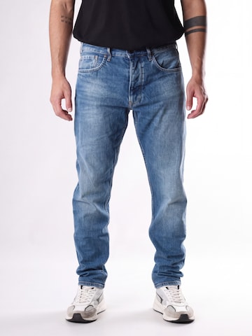 Effilé Jean 'Callen' Pepe en bleu