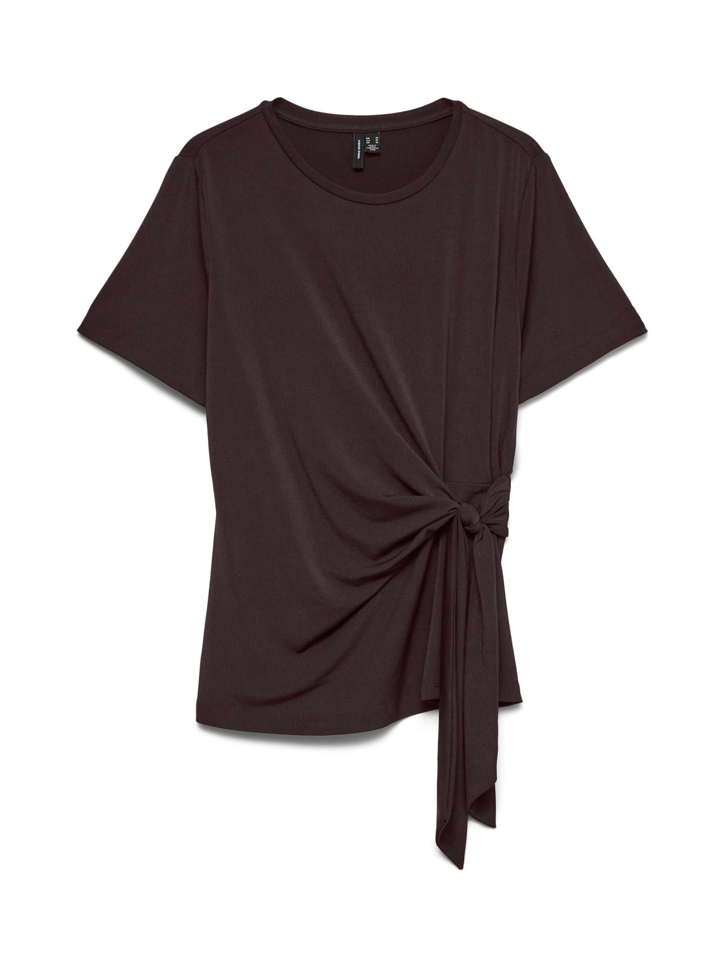 VERO MODA T-Shirt 'VMJill' in Braun: Vorderseite