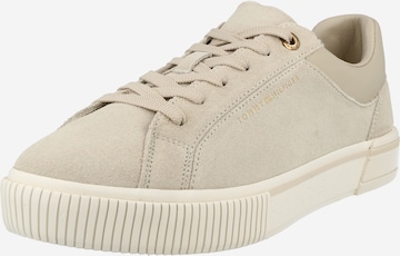 TOMMY HILFIGER Platform trainers in Beige: front