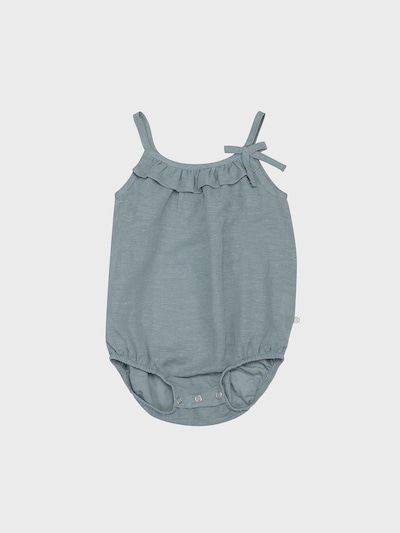 OrganicEra Romper/Bodysuit 'OrganicEra Organic Hemp Baby Frilled Bodysuit' in Aqua, Item view