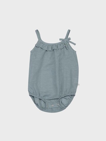 OrganicEra Romper/Bodysuit 'OrganicEra Organic Hemp Baby Frilled Bodysuit' in Blue: front