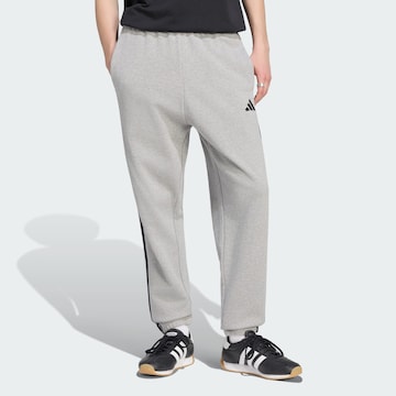 ADIDAS SPORTSWEAR Tapered Sportbroek 'Essentials' in Grijs: voorkant
