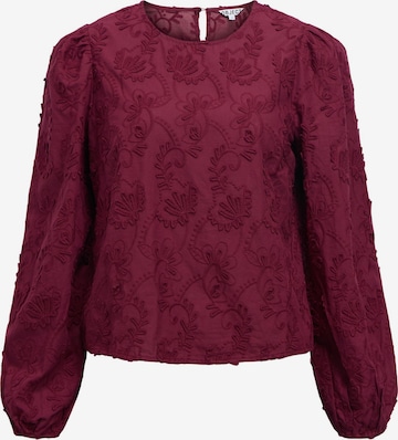 Camicia da donna 'OBJMya' di OBJECT in rosso: frontale