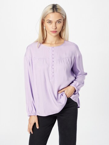 COMMA Bluse in Lila: Vorderseite