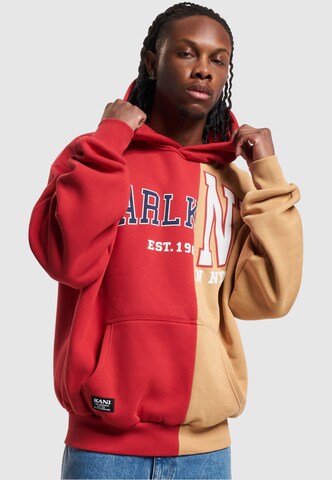 Sweat-shirt Karl Kani en rouge : devant