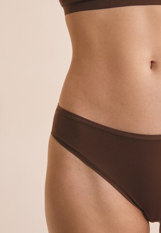 ETAM Slip 'Pure Soft' in Braun