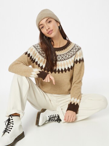 Fransa Sweater 'Ceisland' in Brown