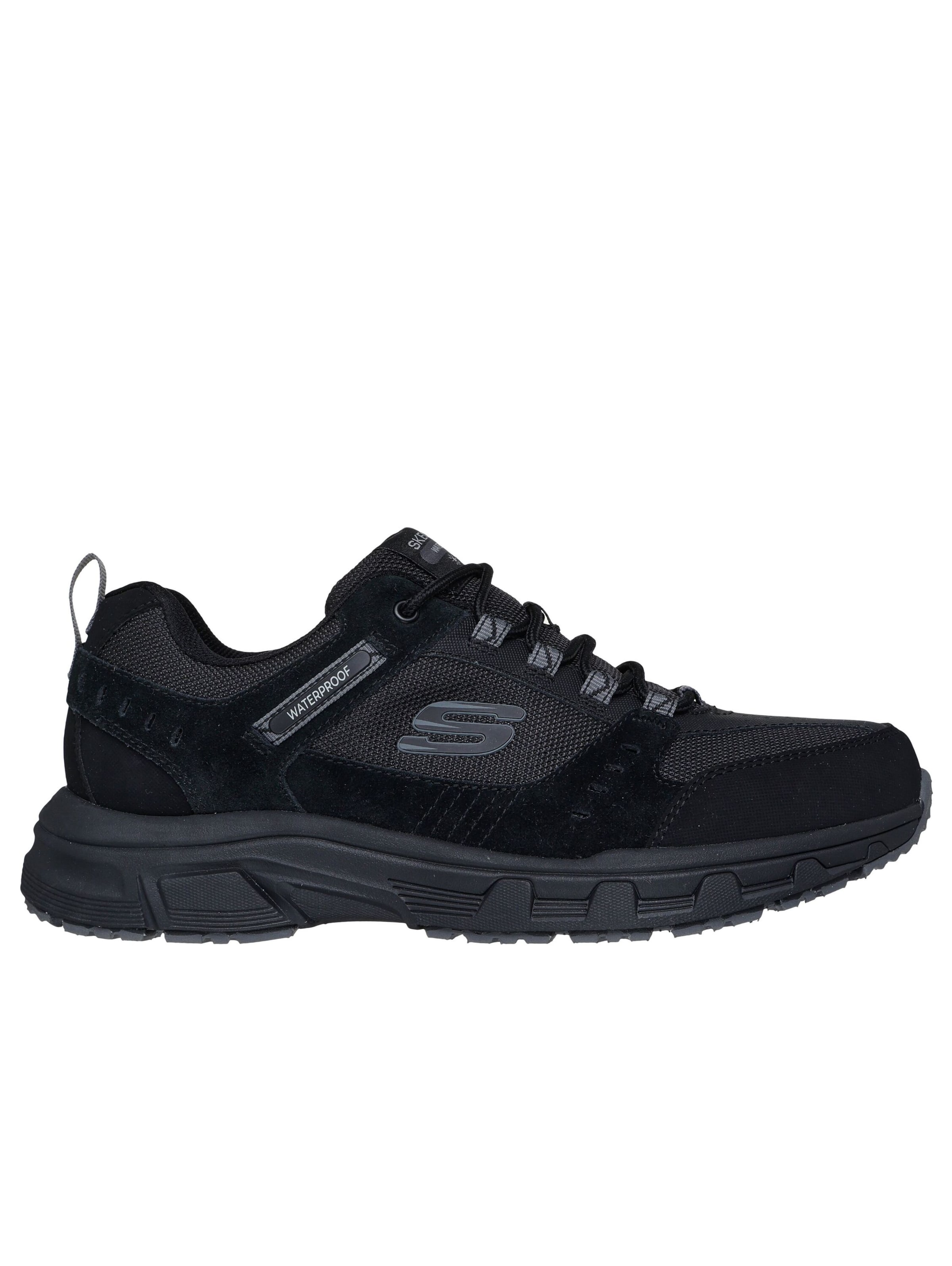 SKECHERS Platform trainers in Black: front