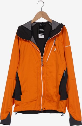 PEAK PERFORMANCE Jacket & Coat in M in Orange: front