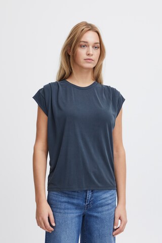 ICHI Shirt in Blue: front