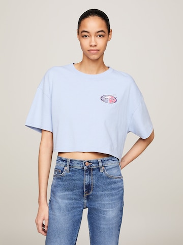 Tommy Jeans Shirt in Blauw: voorkant