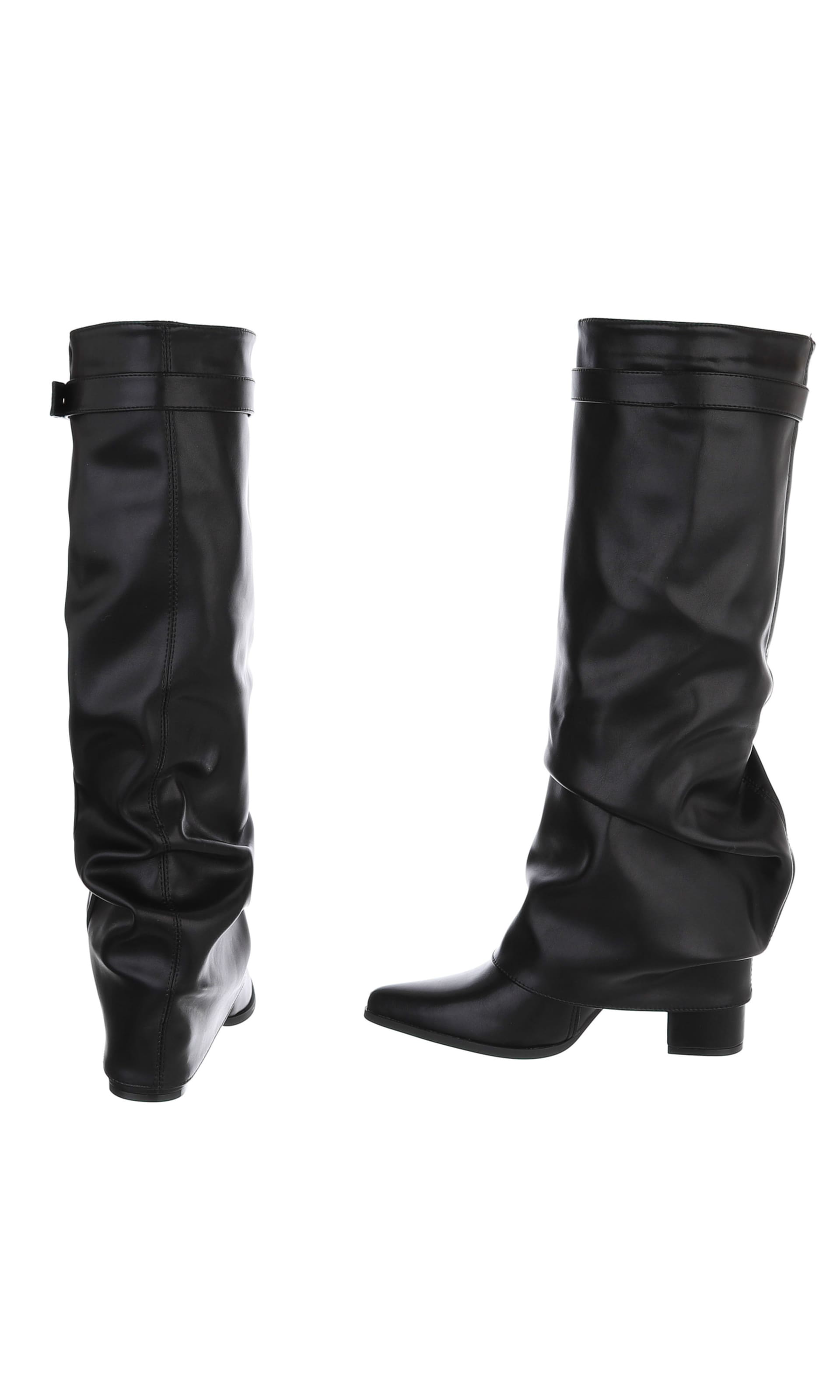 Ital-Design Stiefel in Schwarz