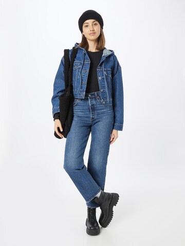 LEVI'S ® Jacke 'Silvertab Crop Trucker' in Blau