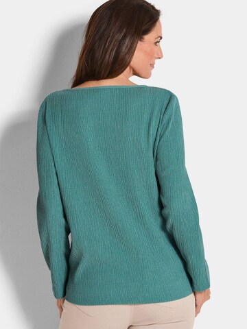 Goldner Shirt in Grün