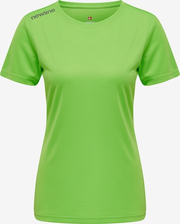T-shirt fonctionnel Newline en vert : devant