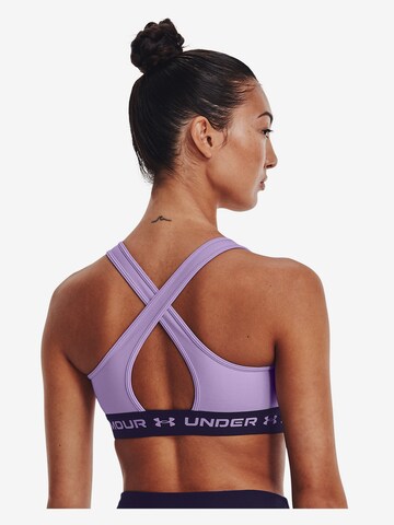 UNDER ARMOUR Bustier Sport-BH in Lila