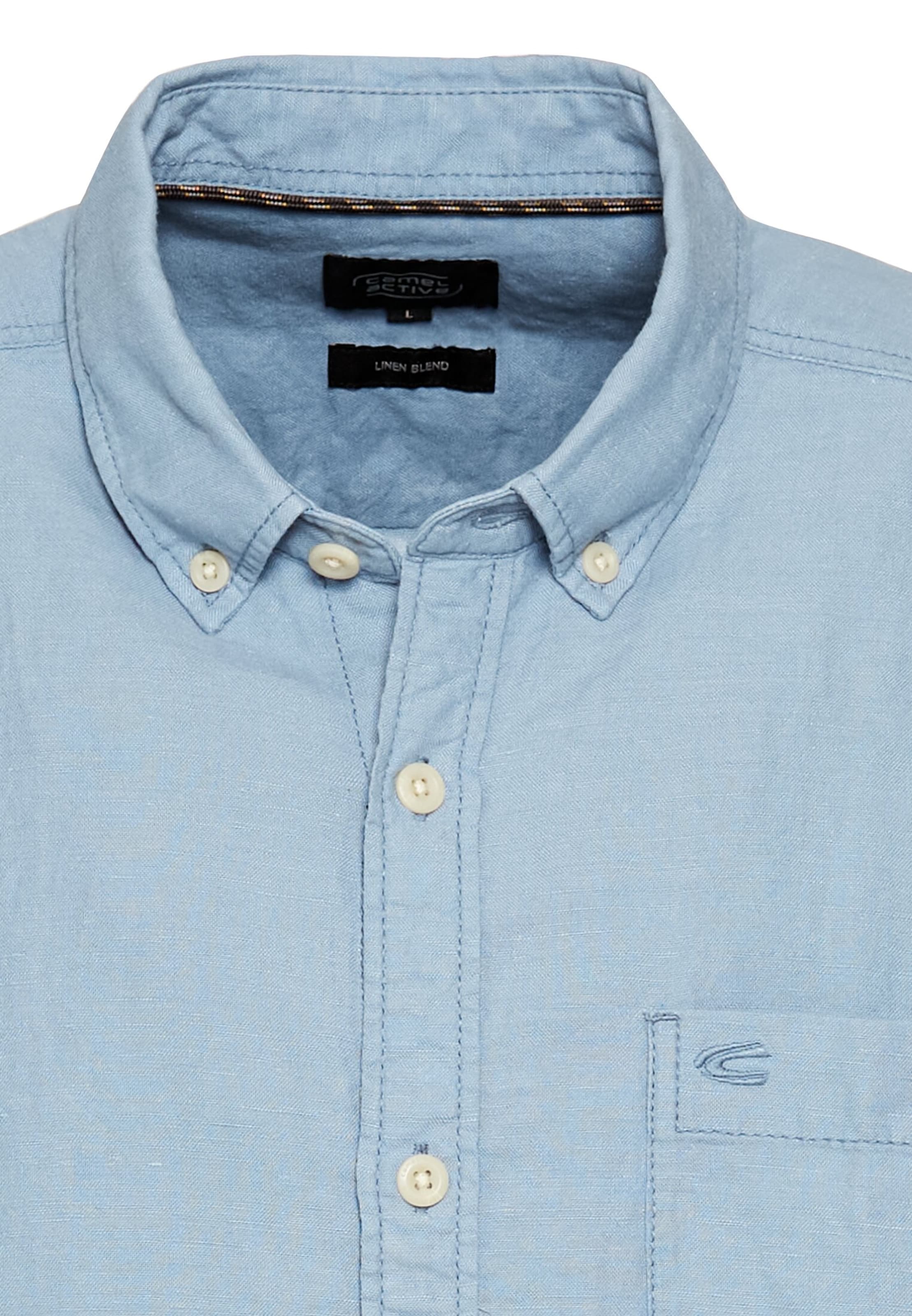 Regular fit Cămașă de la CAMEL ACTIVE pe albastru