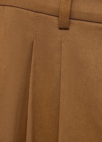 MANGO Wide Leg Hose 'wendy' in Braun