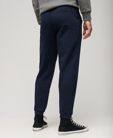 Superdry Tapered Broek in Blauw