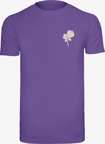 T-Shirt 'Wasted Youth' MT Men en violet : devant