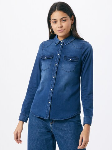 VERO MODA Blouse 'Maria' in Blue: front