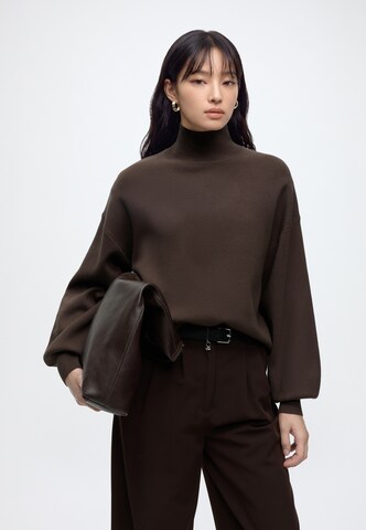 MSCH COPENHAGEN Pullover 'Mercy East' in Braun