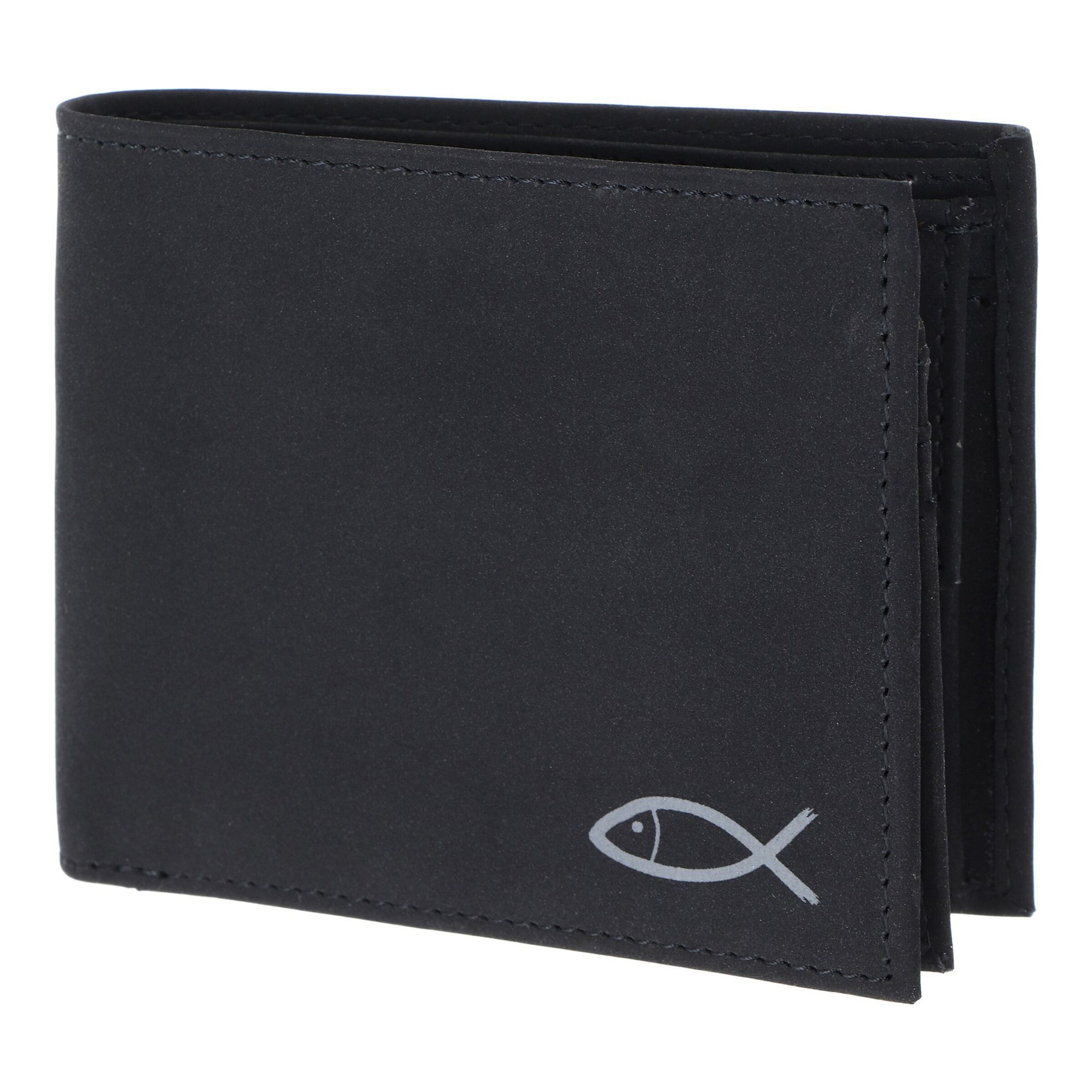 OXMOX Portemonnaie 'New Cryptan' in Schwarz: Vorderseite