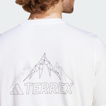 ADIDAS TERREX Functioneel shirt 'Mountain' in Wit