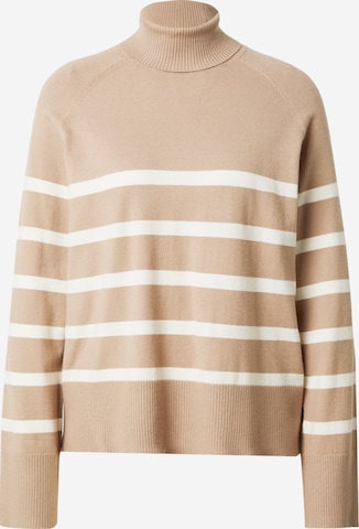PIECES Pulover 'SIA' | bež barva: sprednja stran