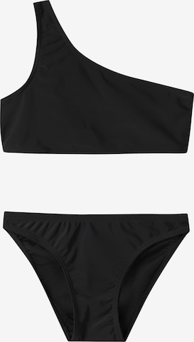 NAME IT Bralette Bikini in Black: front