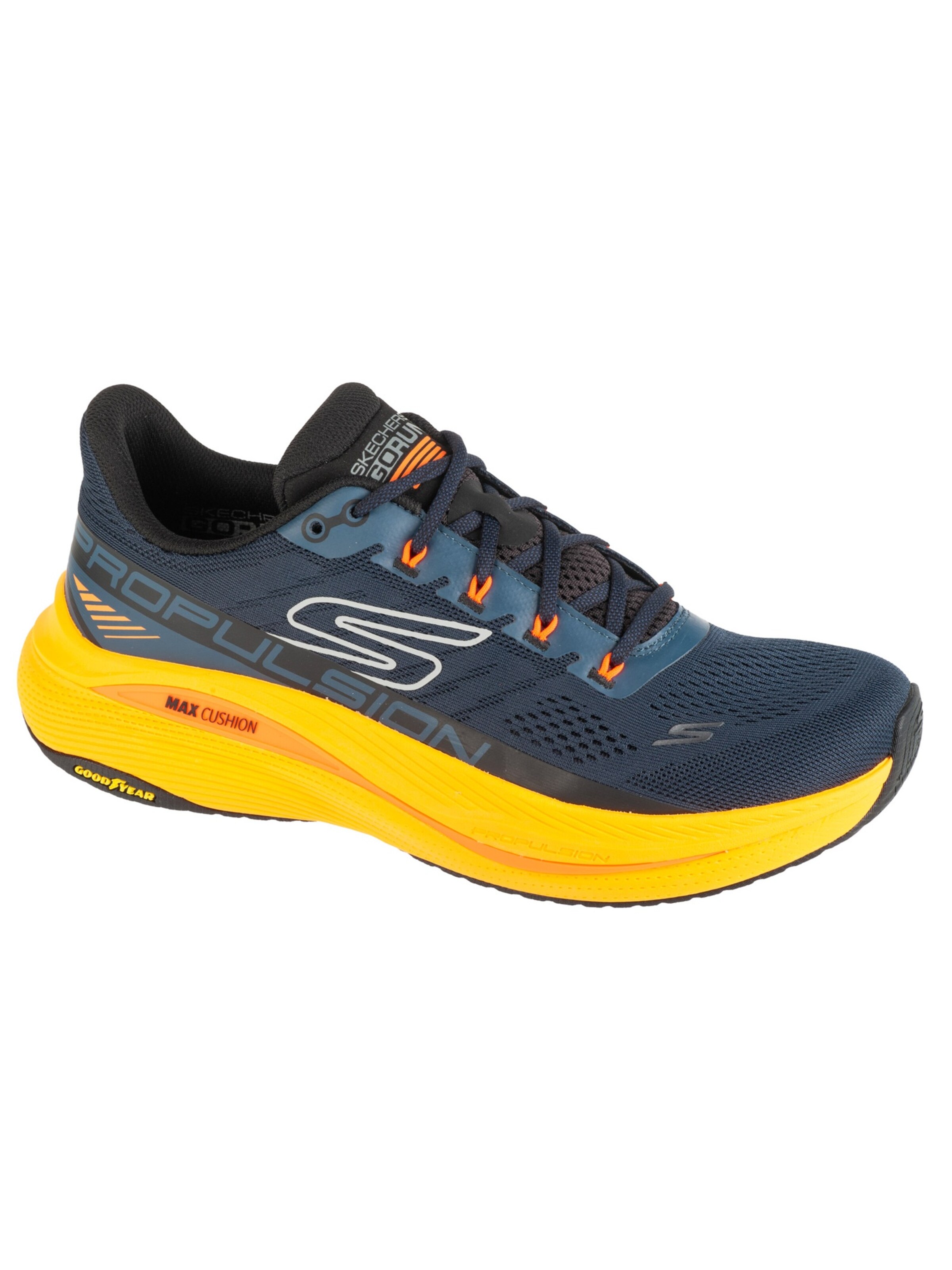 SKECHERS Running Shoes 'Skechers Max Cushioning Propulsion' in Blue: front
