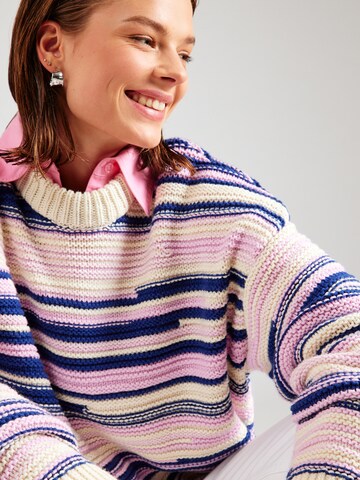 PIECES Sweater 'PCNusa' in Beige
