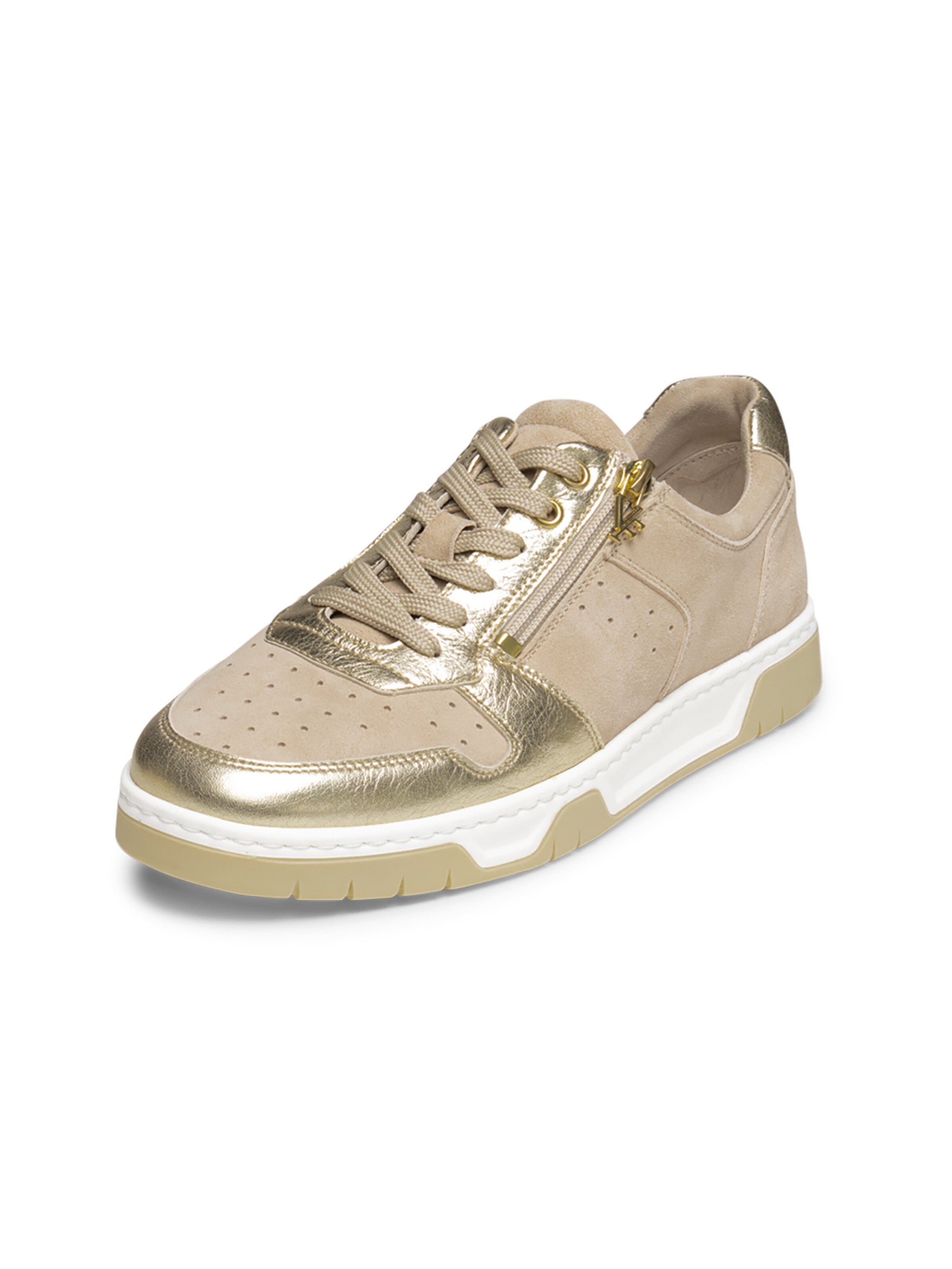 Baskets basses VITAFORM en beige : devant