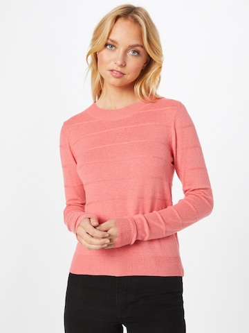 VERO MODA Sweter 'JO' w kolorze różowy: przód