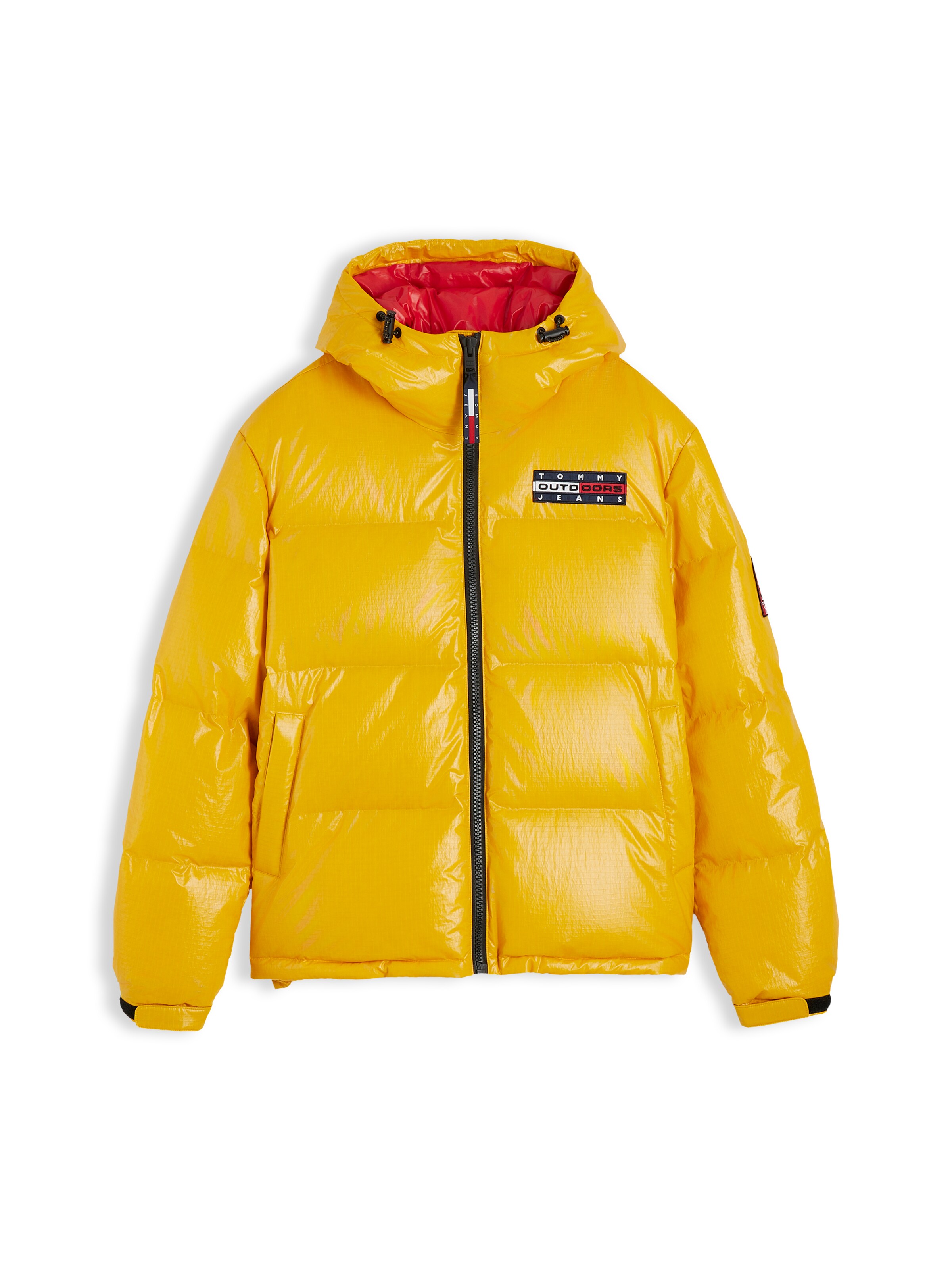 Tommy Jeans - Chaqueta de invierno 'Alaska' en amarillo: frente