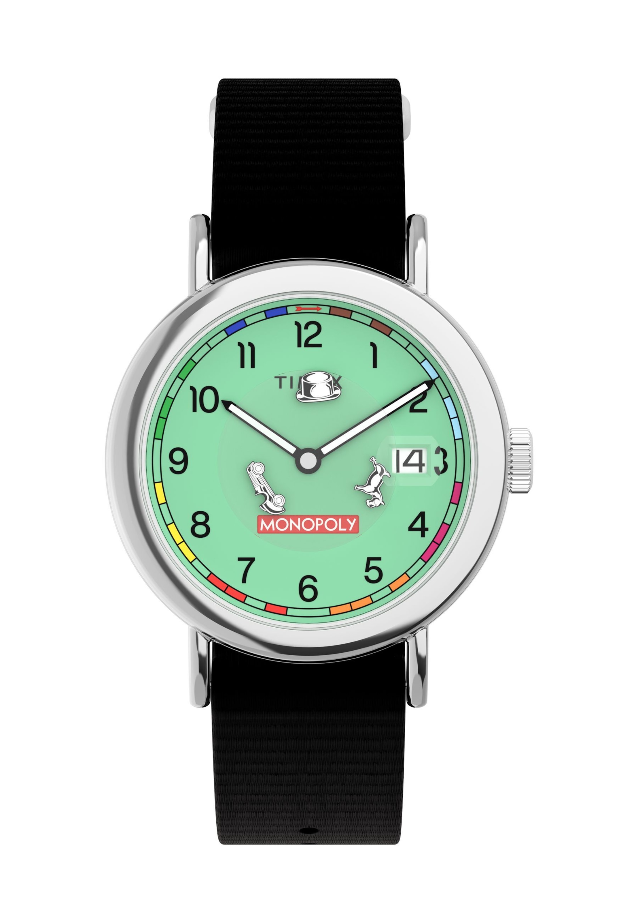 TIMEX Analogt ur 'Weekender' i grøn: forside