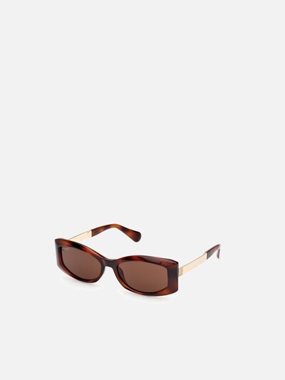 MAX&Co. Sunčane naočale 'Max &co MO0144 Shiny light blue 55/17/140 Women Sunglasses' veličine 55 u smeđa, Pregled proizvoda